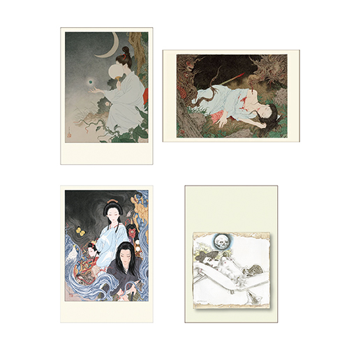 画像4: #bookset 03　普及版『天守物語』（Wサイン本）＋普及版『草迷宮』（サイン本）＋ポストカード4枚付きセット